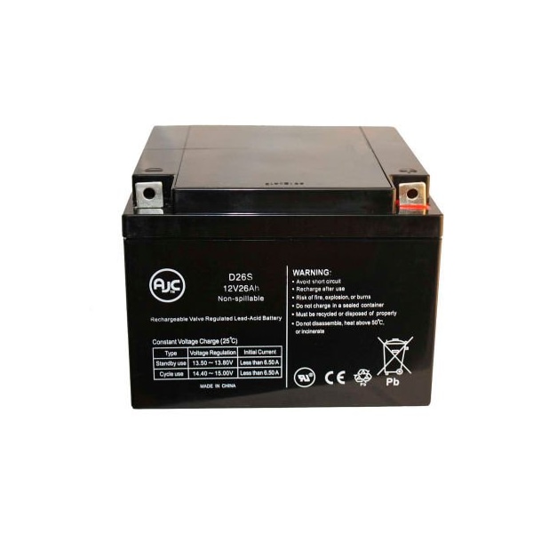 Battery Clerk AJC Dual-Lite 12-750 12750 0120750 12V 24Ah Emergency Light Battery DUAL-LITE-12-750 12750 0120750 - main